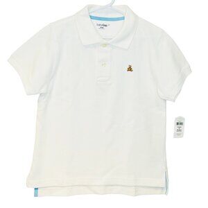 GAP - NWT unisex 5T white polo shirt